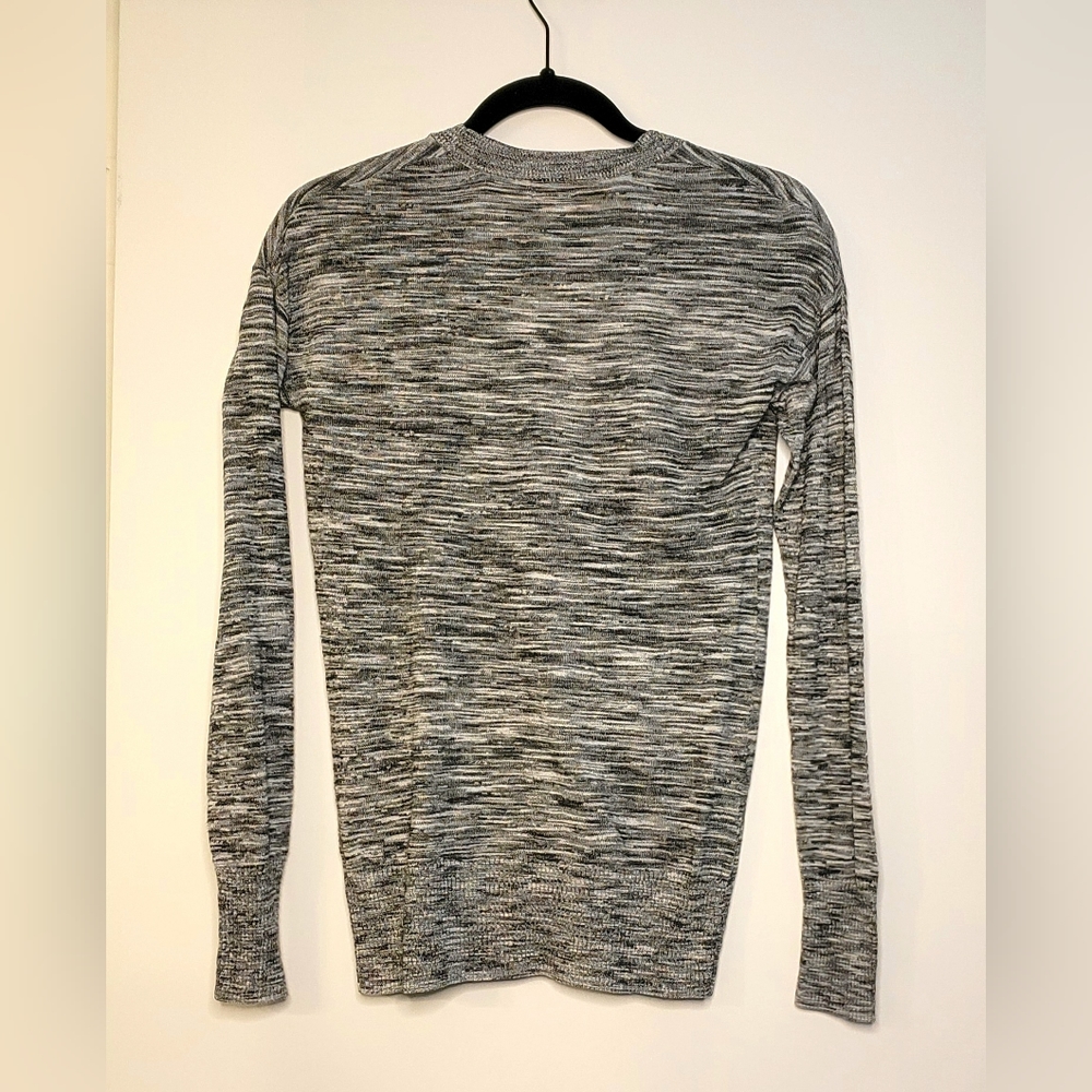Grey V Neck Cardigan - XS - Picture 2 of 2